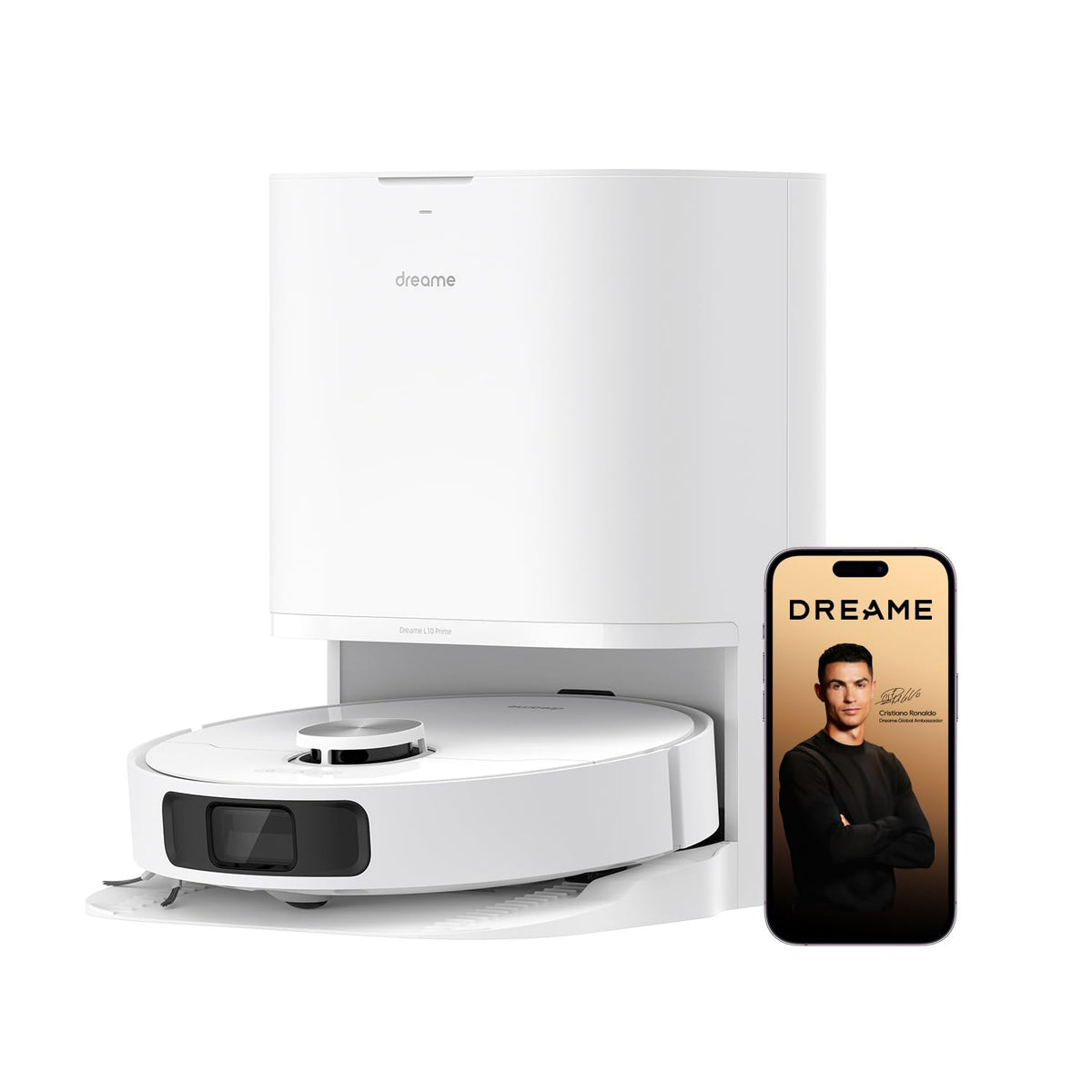DREAME L10 Prime Robot Vacuum and Mop, Self-Cleaning Dual Mop Pads with Auto Drying