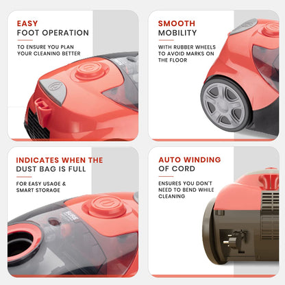 Sure from Forbes 1150 Watts Fast Clean Vacuum Cleaner