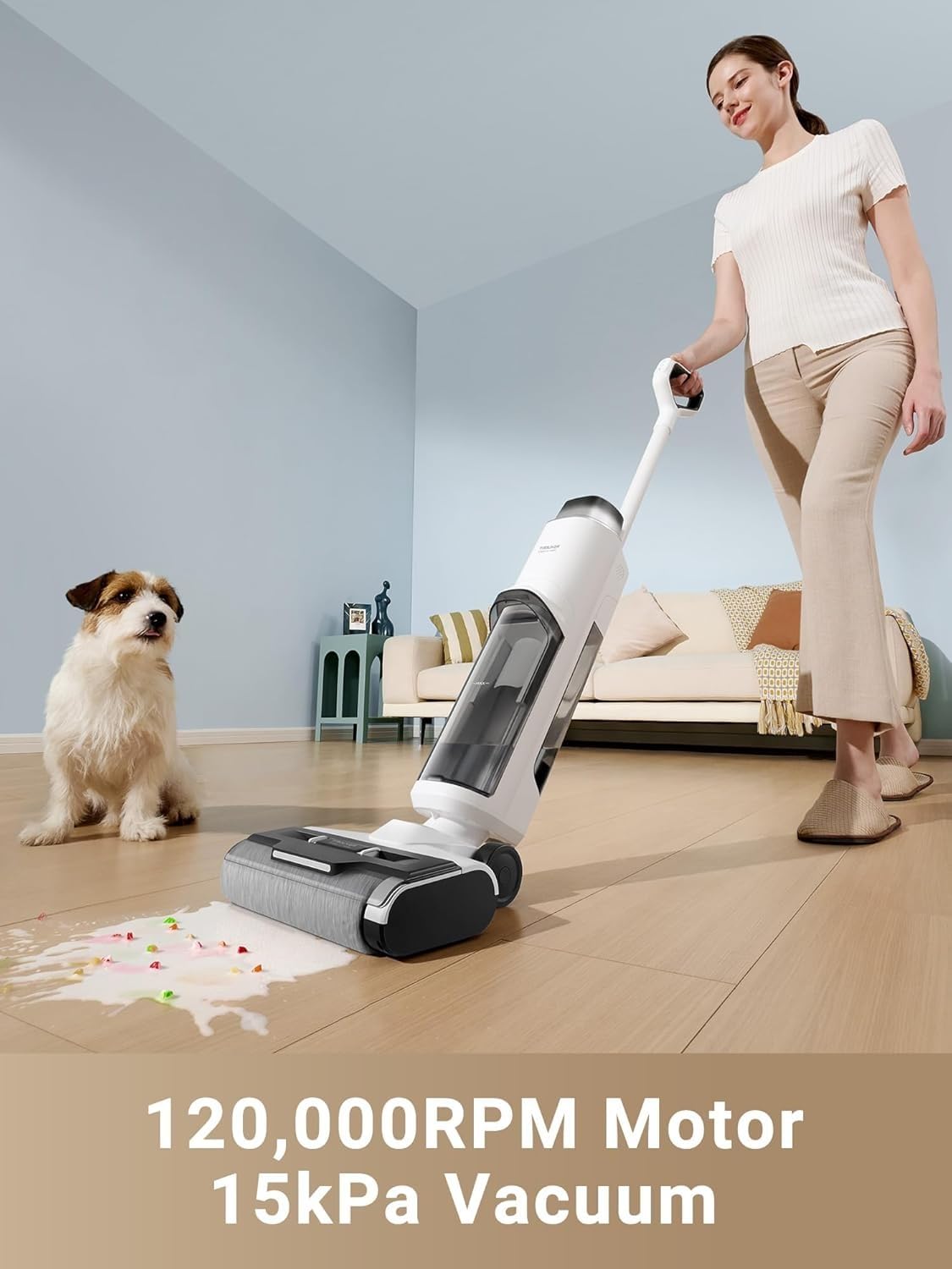 DREAME K10 Pro Wet Dry Vacuum Cleaner, Light Weight Cordless Vacuum Cleaner