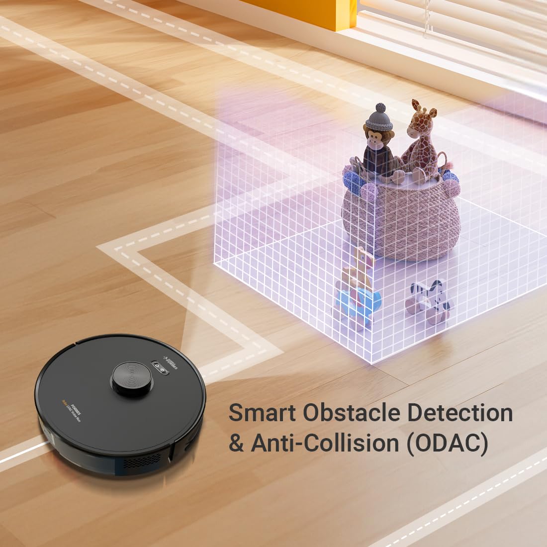 Eureka Forbes LVAC Voice Nuo Robotic Automatic Vacuum Cleaner | Dry Vacuuming & Wet Mopping