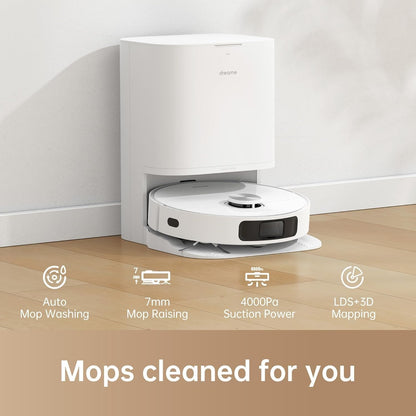 DREAME L10 Prime Robot Vacuum and Mop, Self-Cleaning Dual Mop Pads with Auto Drying