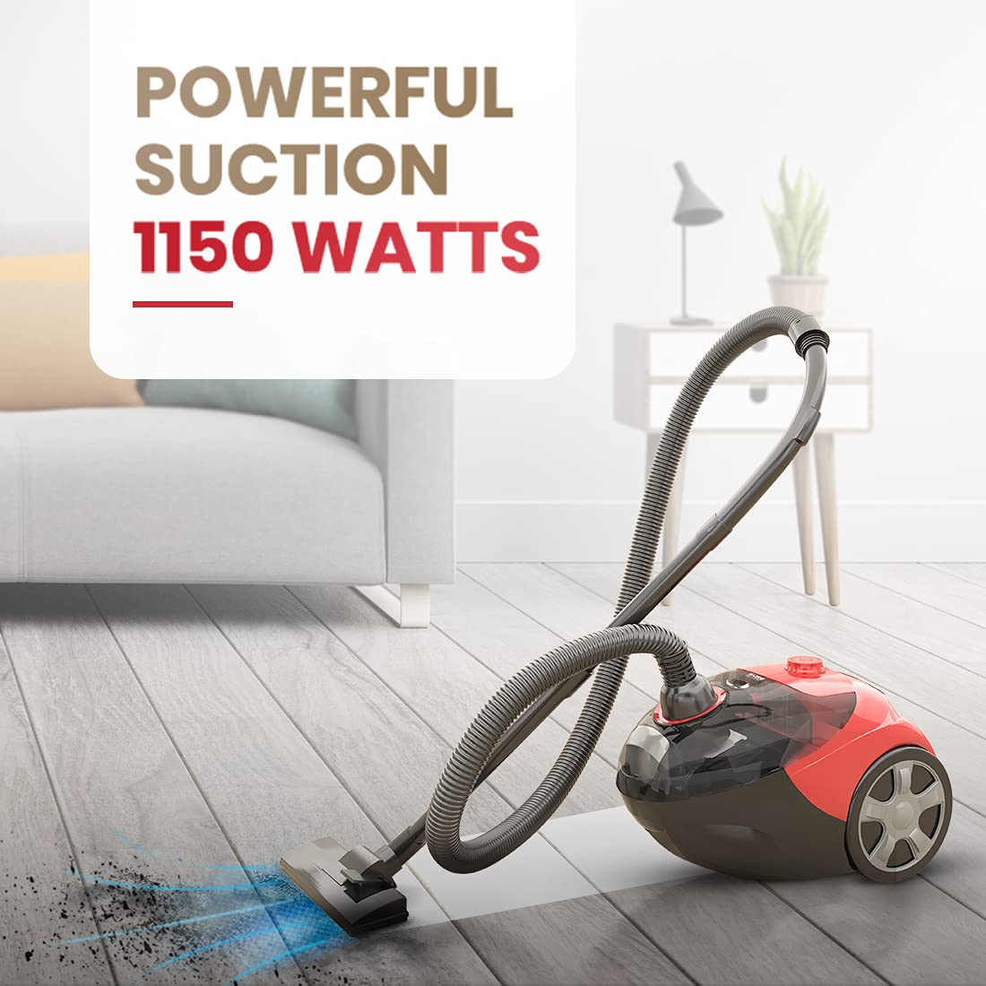Sure from Forbes 1150 Watts Fast Clean Vacuum Cleaner