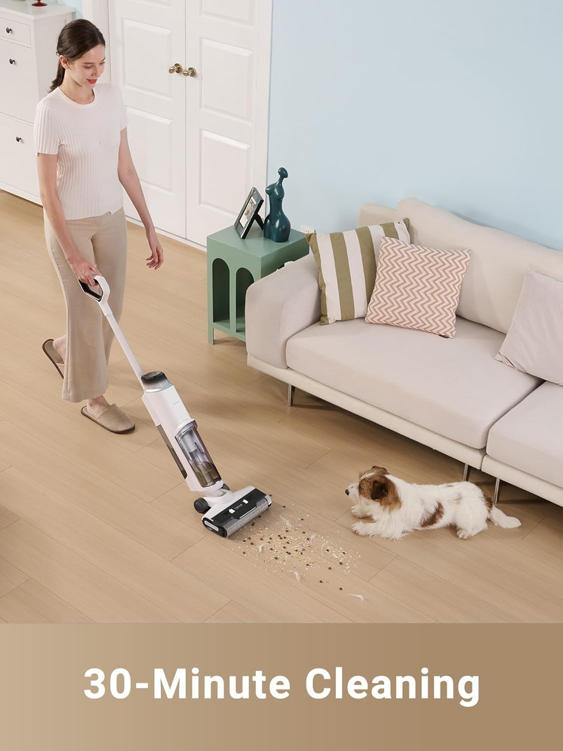 DREAME K10 Pro Wet Dry Vacuum Cleaner, Light Weight Cordless Vacuum Cleaner