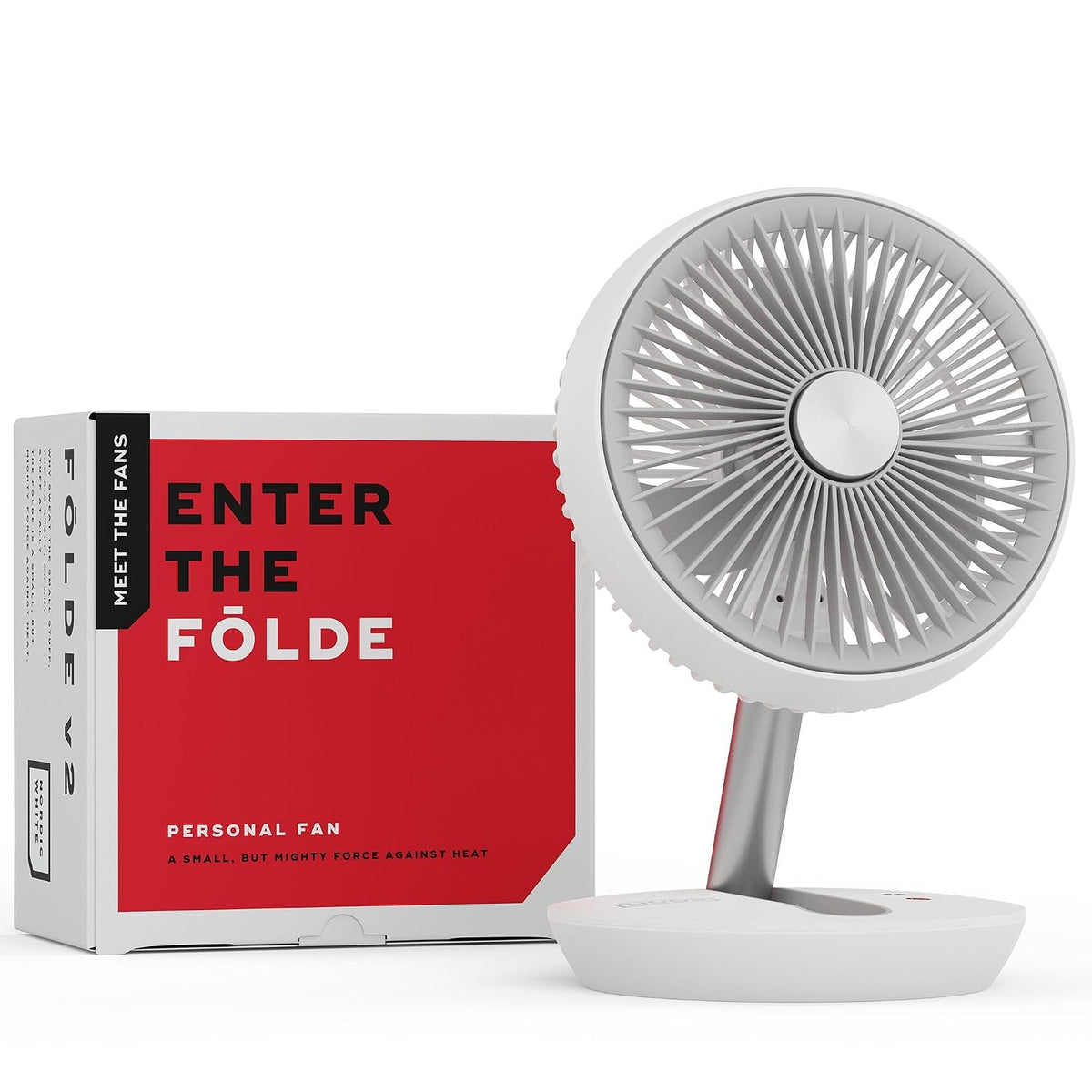 NUUK Folde Personal Rechargeable Fan For Travel|Folds 180° & Fits In Any Bag