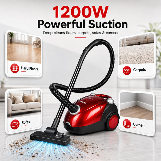 INALSA Vacuum Cleaner for Home Spruce-1200W