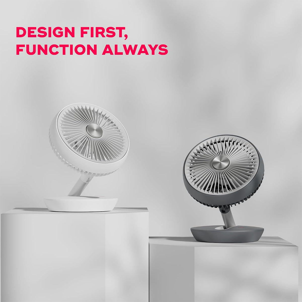 NUUK Folde Personal Rechargeable Fan For Travel|Folds 180° & Fits In Any Bag