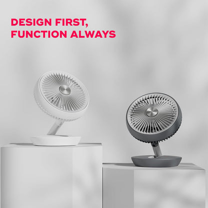 NUUK Folde Personal Rechargeable Fan For Travel|Folds 180° & Fits In Any Bag