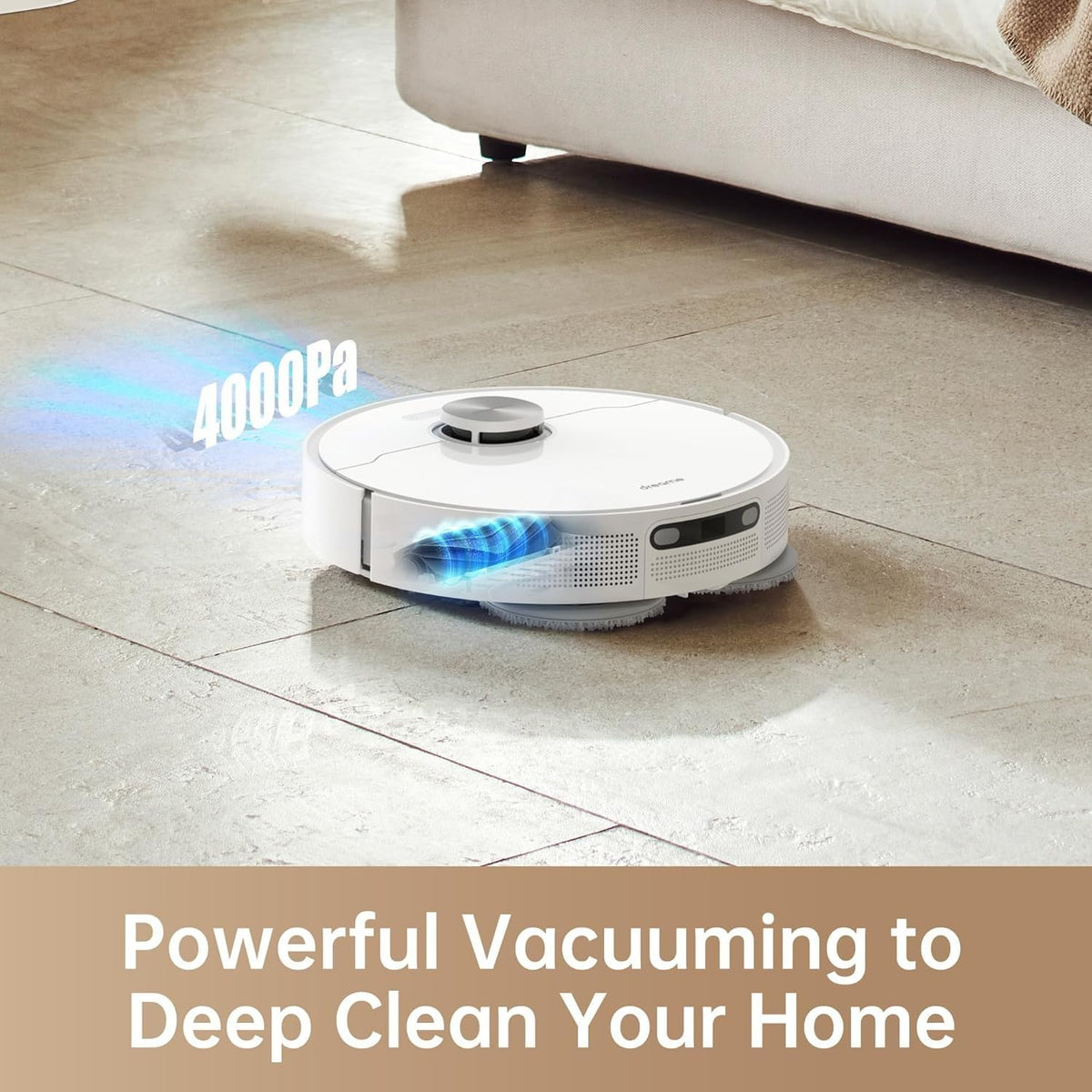 DREAME L10 Prime Robot Vacuum and Mop, Self-Cleaning Dual Mop Pads with Auto Drying