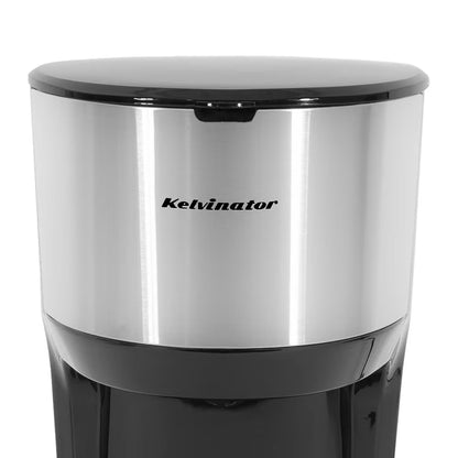 Kelvinator 1250ml 750W Coffee Maker, makes up to 12 cups, Anti-Drip Function